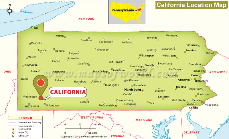 Where is California, Pennsylvania