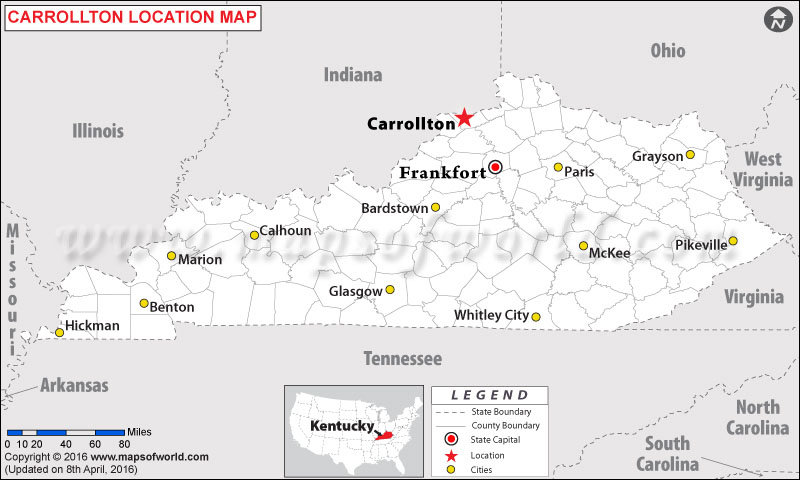 Where is Carrollton , Kentucky