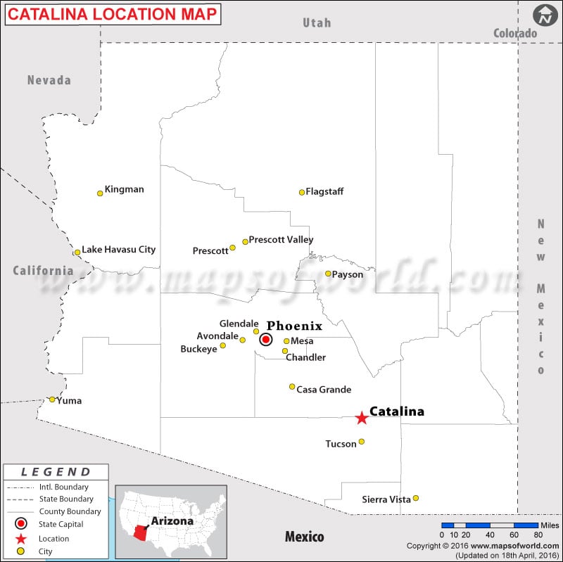 Where is Catalina , Arizona