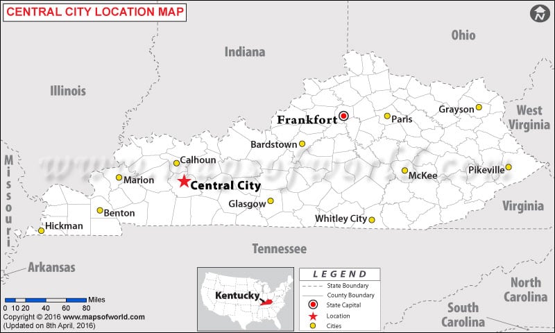 Where Is Central City Kentucky