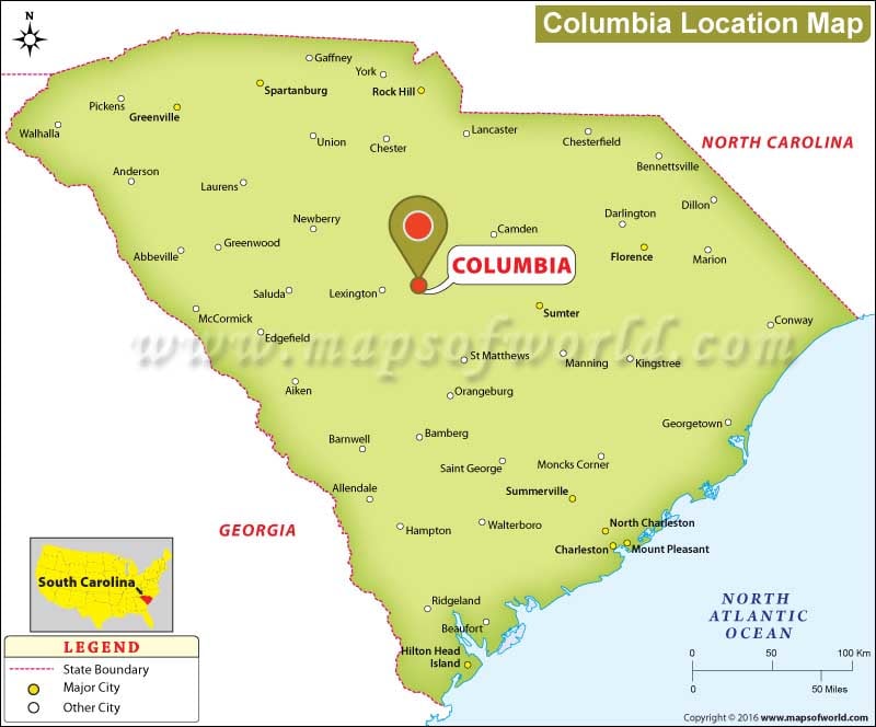 Where Is Columbia South Carolina