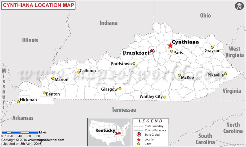 Where is Cynthiana , Kentucky