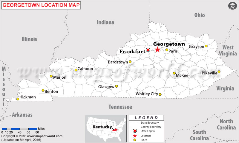 Where is Georgetown , Kentucky