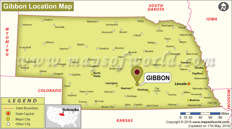 Where is Gibbon, Nebraska