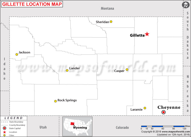 Where is Gillette , Wyoming