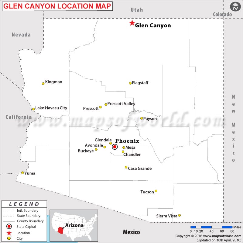 Where is Glen Canyon, Arizona