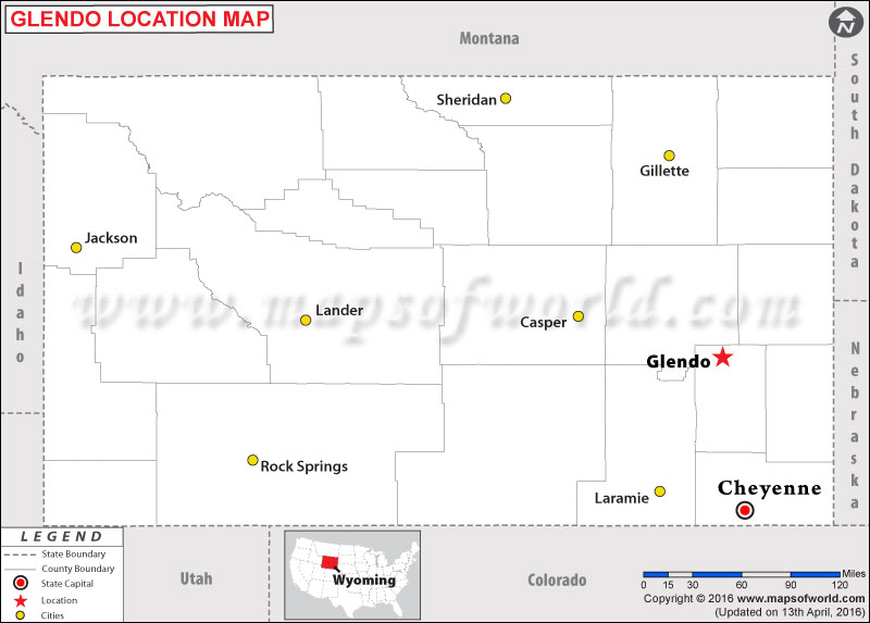 Where is Glendo , Wyoming