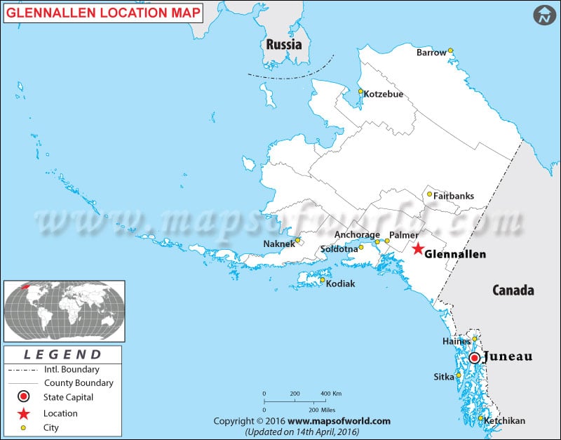 Where is Glennallen , Alaska