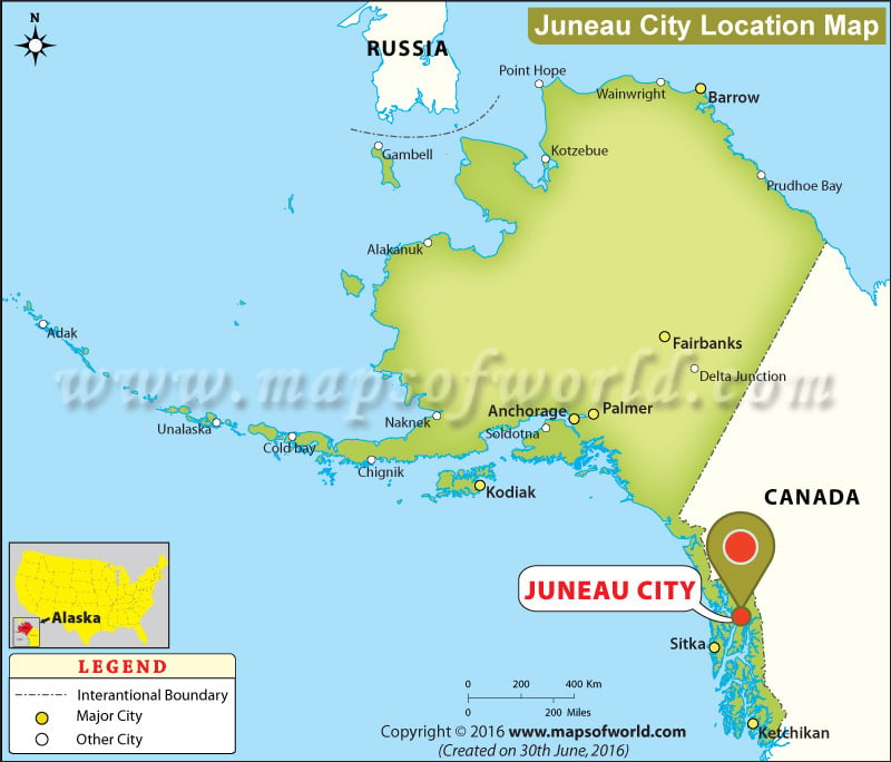 Where is Juneau City, Alaska