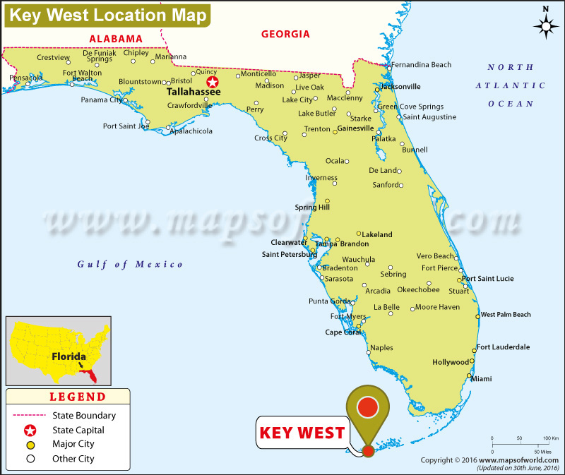 key west florida map Where Is Key West Located In Florida Usa