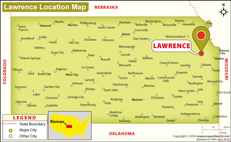 Where is Lawrence, Kansas