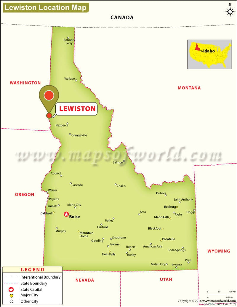 Where is Lewiston, Idaho