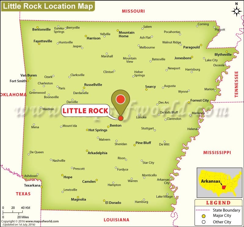 Where is Little Rock, Arkansas
