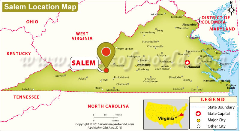 Where is Salem, Virginia