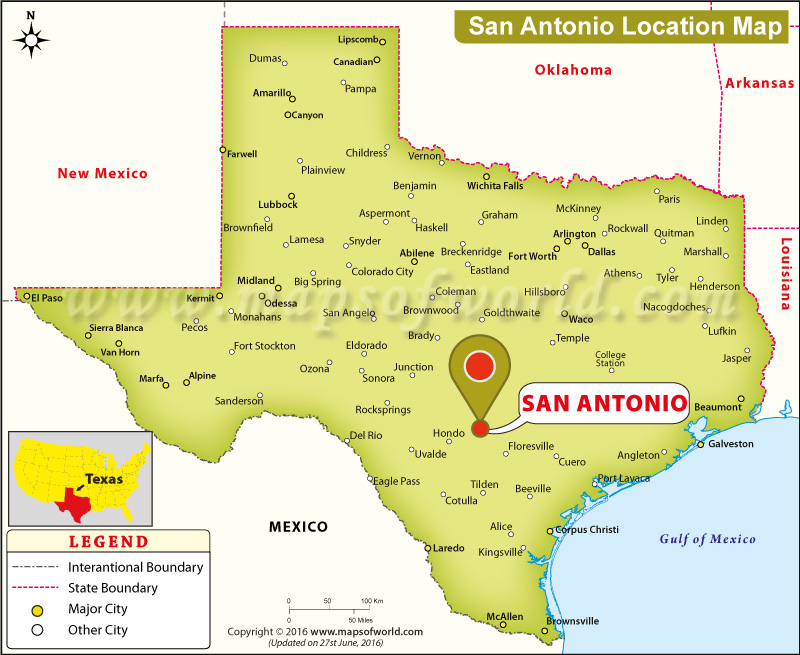 texas map san antonio Where Is San Antonio Located In Texas Usa texas map san antonio