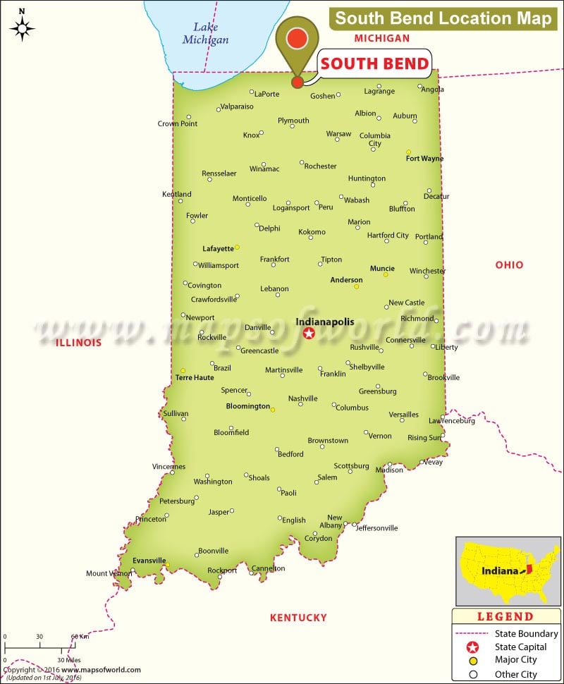 Where is South Bend, Indiana