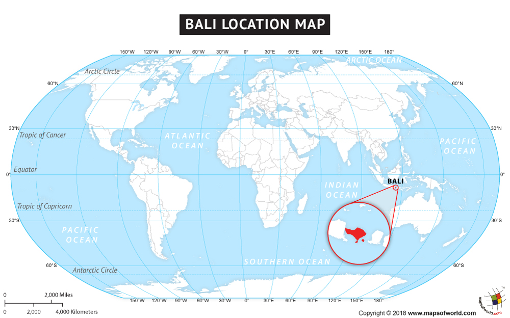 World Map Of Bali | Map Of Europe