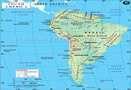 South America map