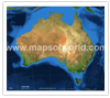 Australia Satellite Map