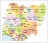 Map of Nigeria
