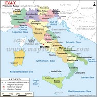 Map of Italy