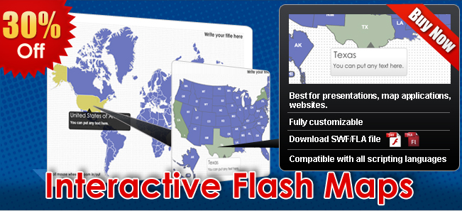 Interactive Flash Maps