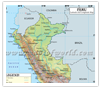 Peru Lat Long Map