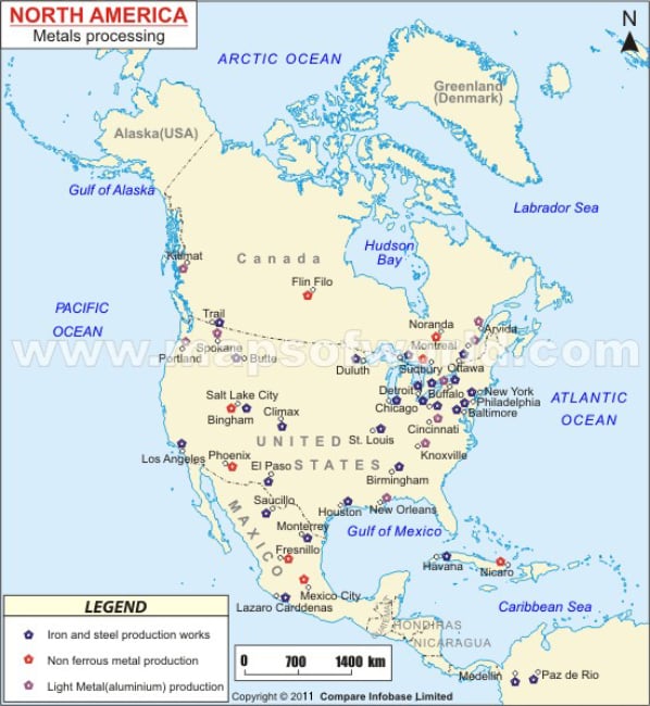 North America Metal Processing