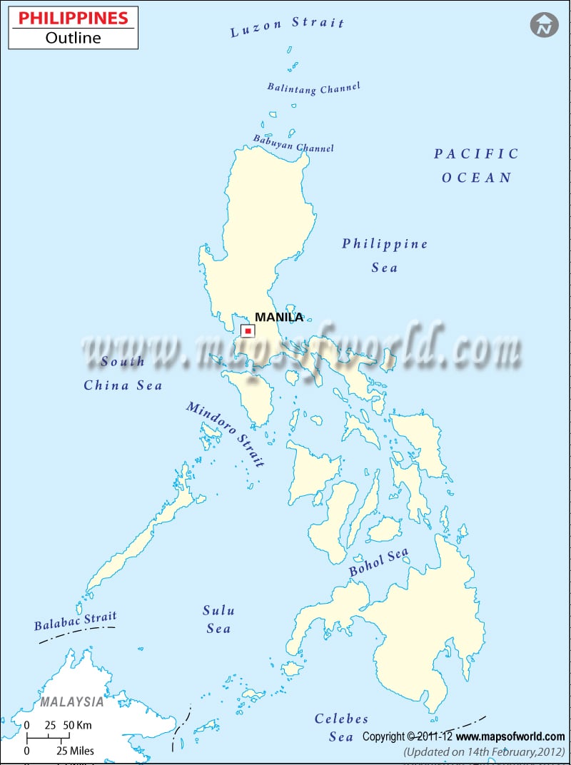 Philippines Time Zone Map