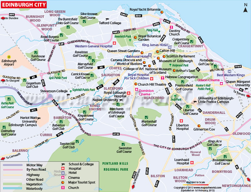 Edinburgh Map