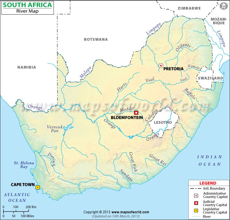 Rivers Of South Africa