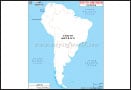South America Outline Map