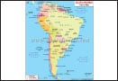 South America Map - Countries