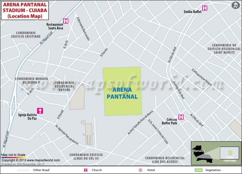 Where is Arena Pantanal