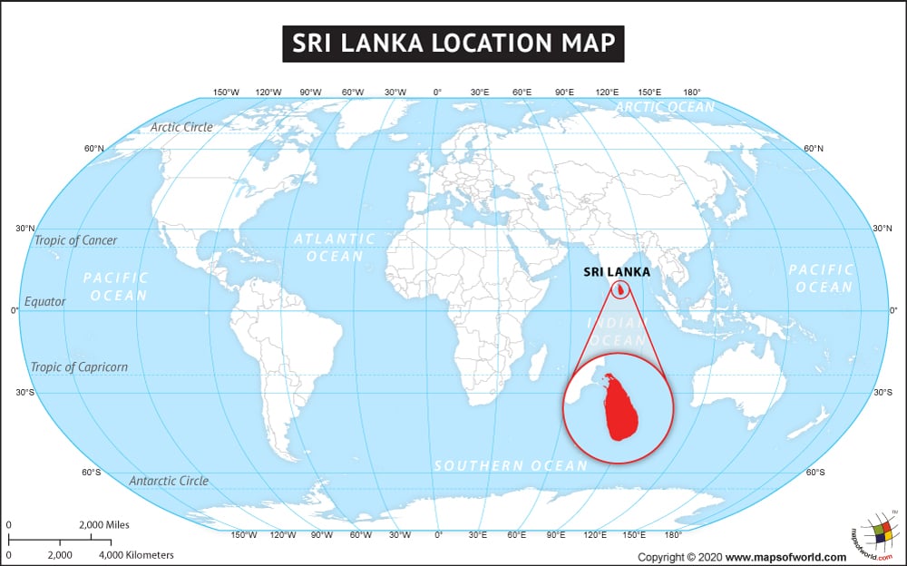 Sri Lanka Map Map Of Sri Lanka