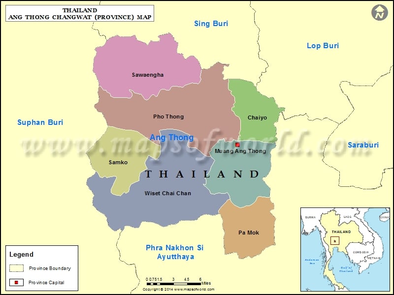 Ang Thong Map