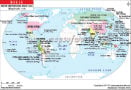Map Showing Major Earthquakes in the World