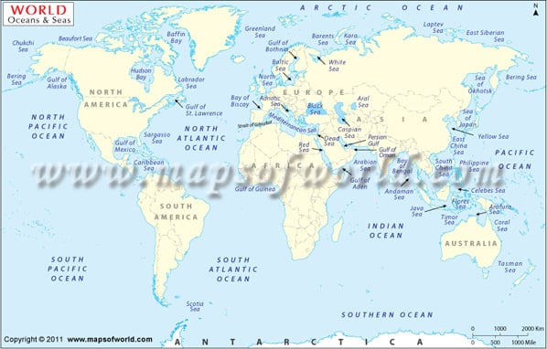 World Ocean Map