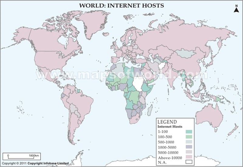 World ISP Map