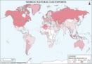 World Natural Gas Exports Map