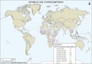 World Oil Consumption Map