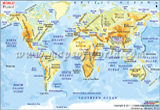 World Physical map