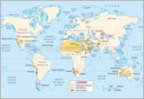 World Desert Map