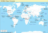 World Map Of Volcanoes