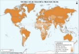 World Electricity Production Map