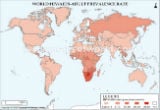 World HIV/AIDS Prevalence Rate Map