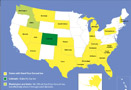 The US Map Demonstrating States with Stand Your Ground Law