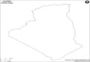 Algeria Outline Map