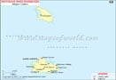 Antigua and Barbuda Cities Map