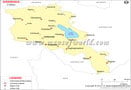 Armenia Cities Map